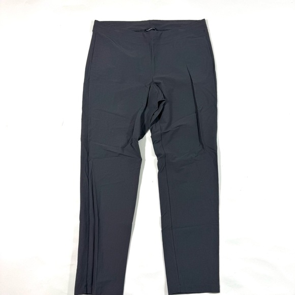 Eileen Fisher Washable Stretch Crepe Ankle Pants Grey - Picture 1 of 7